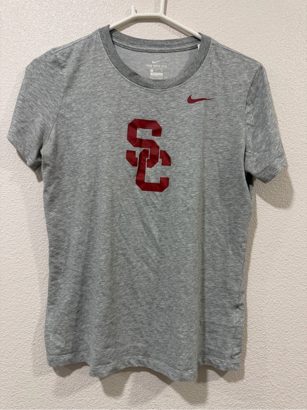 Nike Gray USC Logo Tee